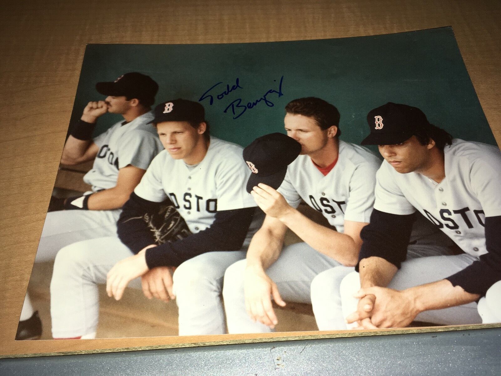 Todd Benzinger Boston Red Sox Signed 8x10 Photo Poster painting W/Our COA