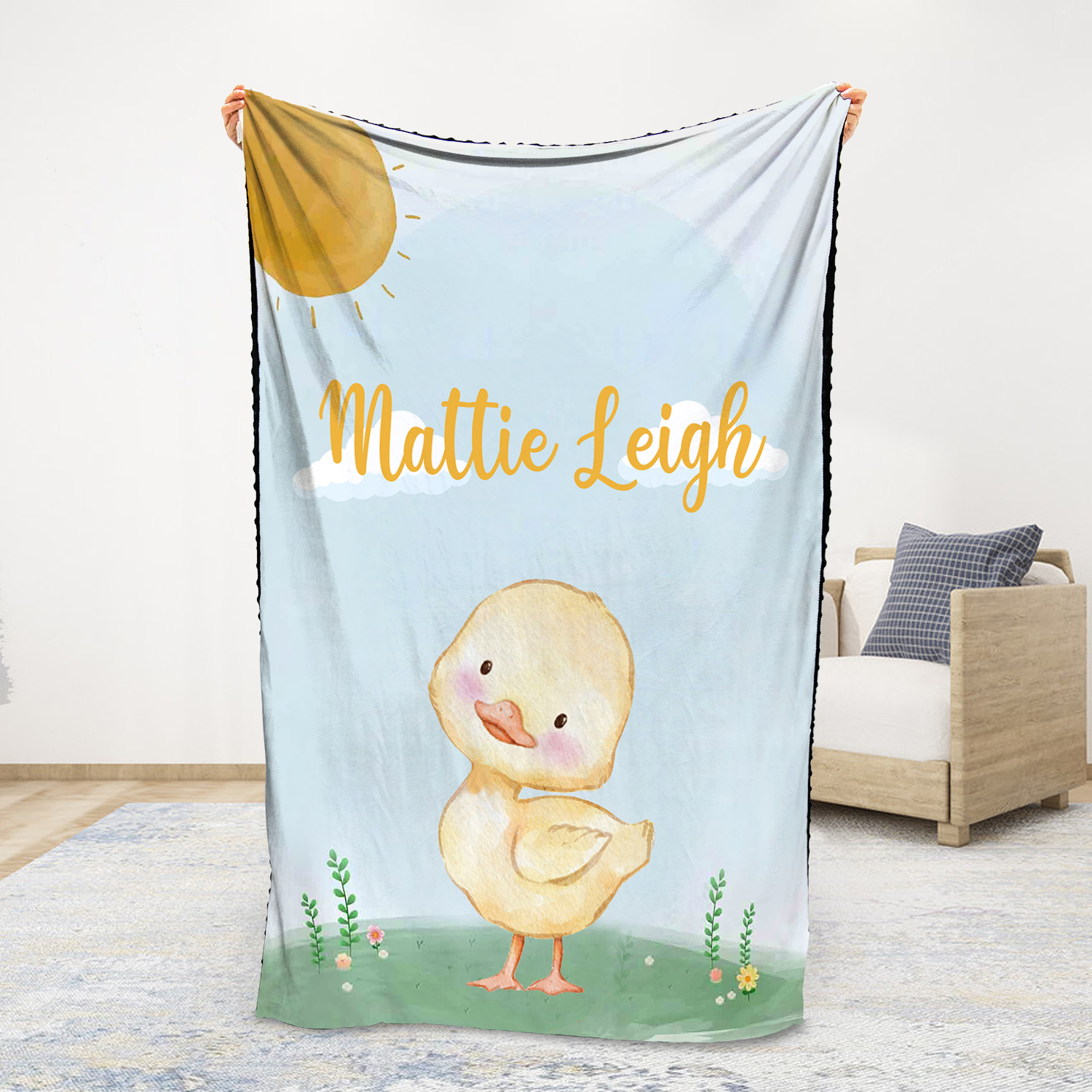 Chicks Print Blanket