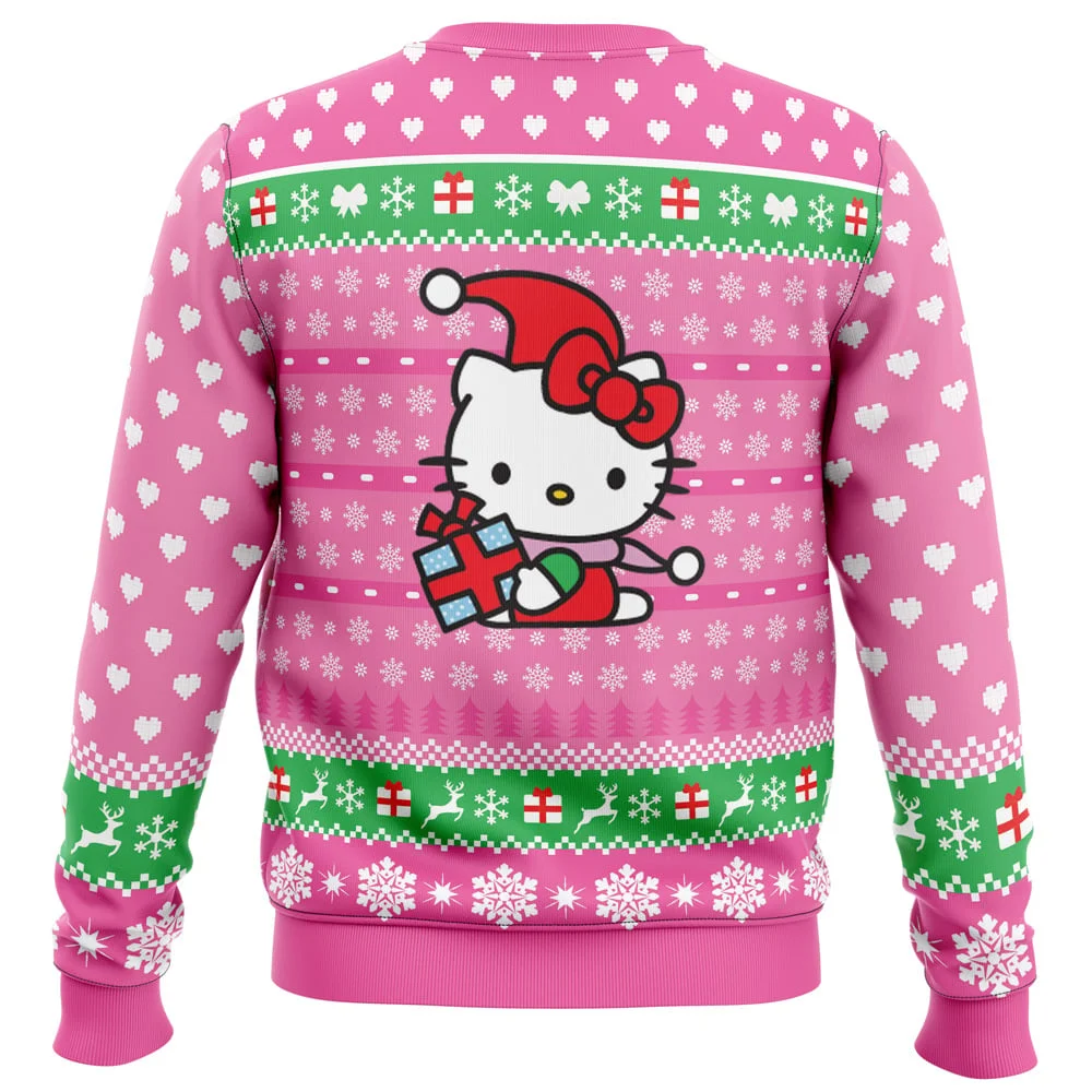 Cute Christmas Hello Kitty Ugly Christmas Sweatshirt