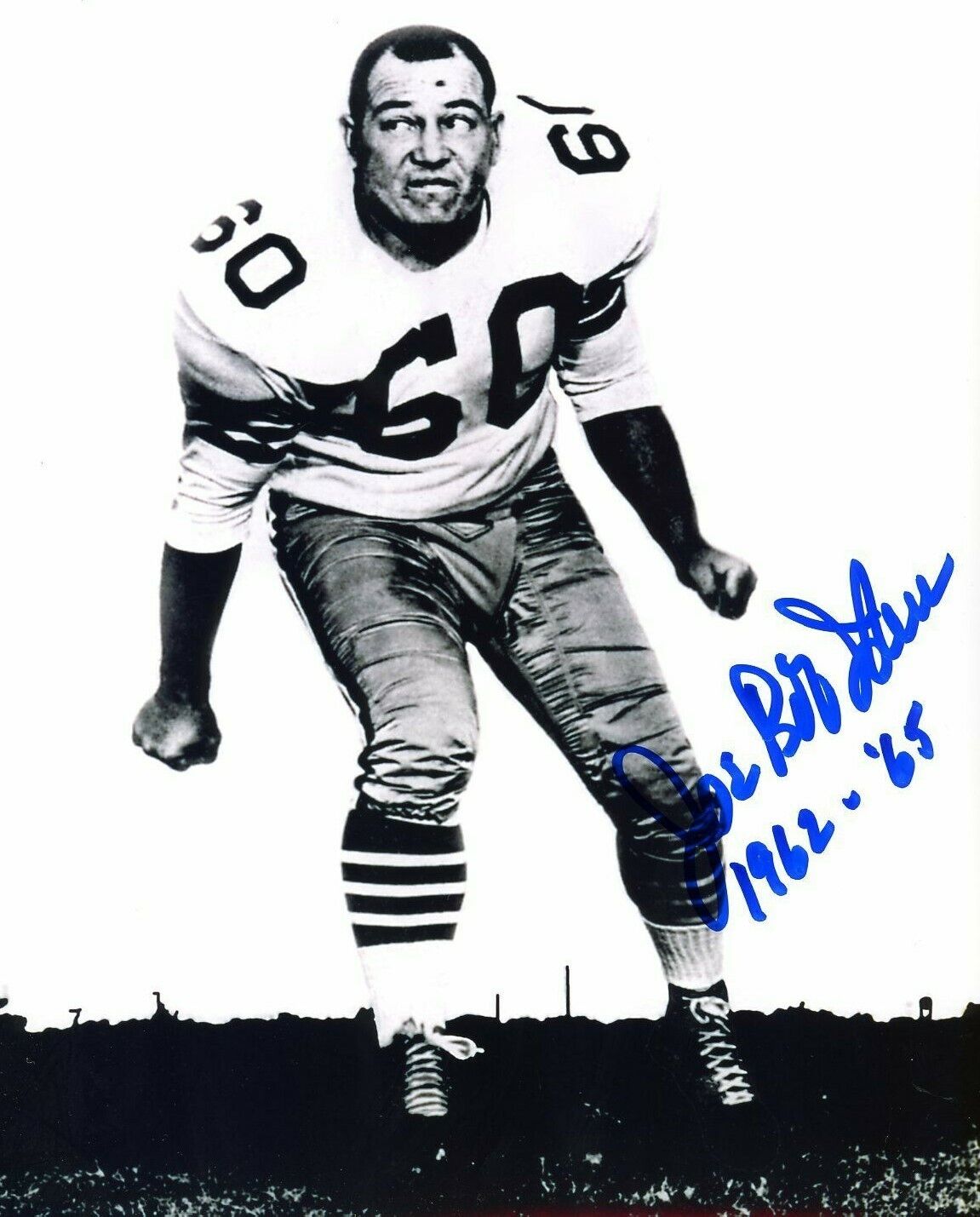 Joe Bob Isbell autographed 8x10 Dallas Cowboy In Person #2