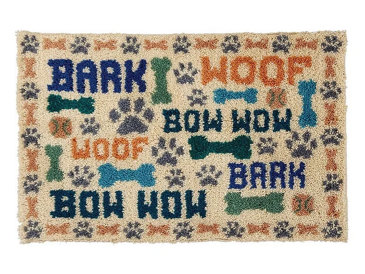 Bow Wow Rug Latch Hook Kits for Beginner veirousa