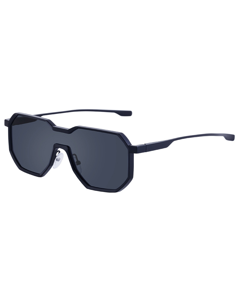 Irregular Steampunk Sunglasses Metallic Sunglasses
