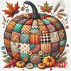 (PDF Pattern)Pumpkin Patch 14CT PDF Cross Stitch Pattern Instant Digital Download Counted Printable 15.75x15.75inch tapestrymarket