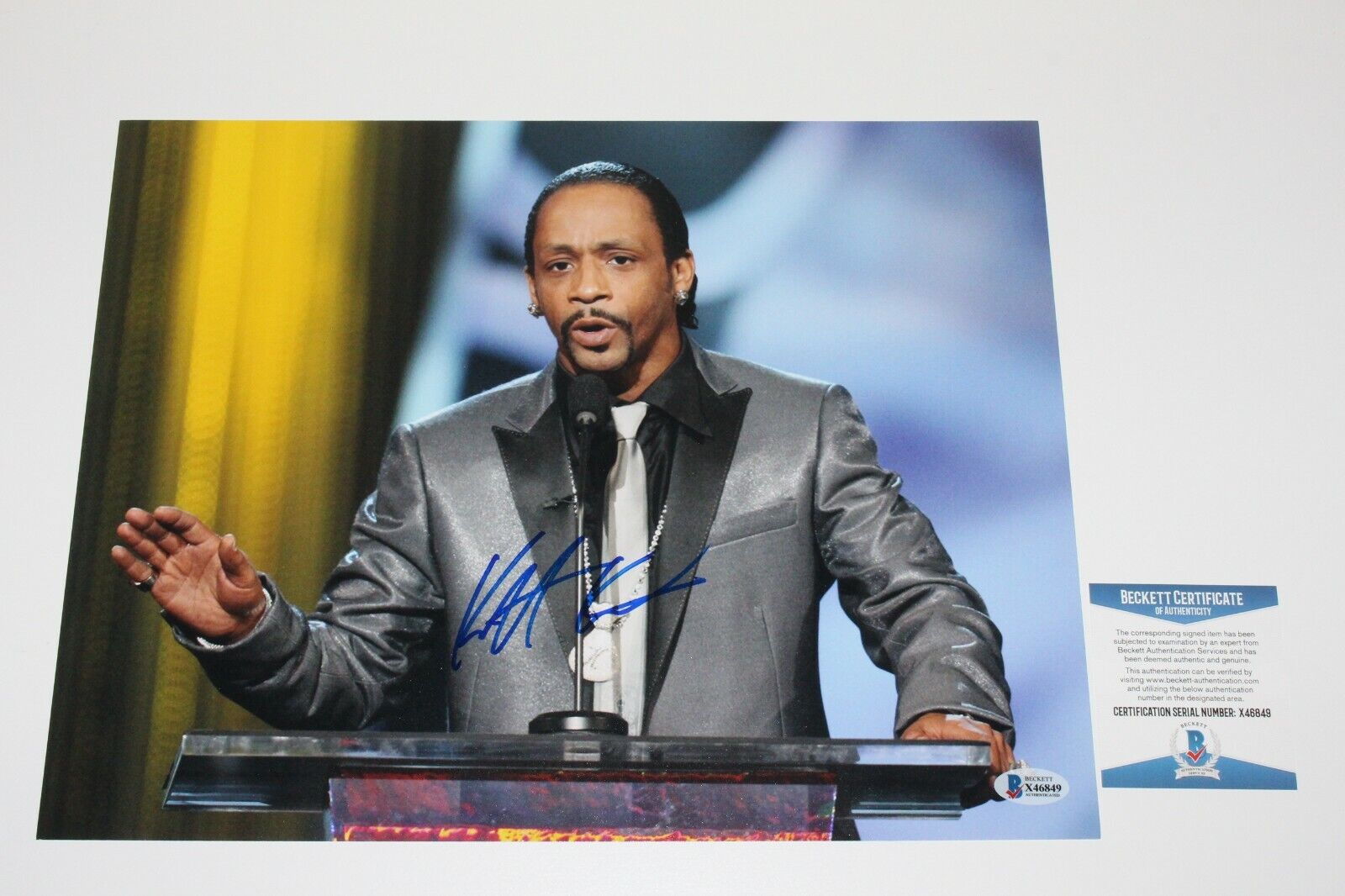 COMEDIAN KATT WILLIAMS SIGNED 11x14 Photo Poster painting BECKETT COA STAND-UP PIMP CHRONICLES A