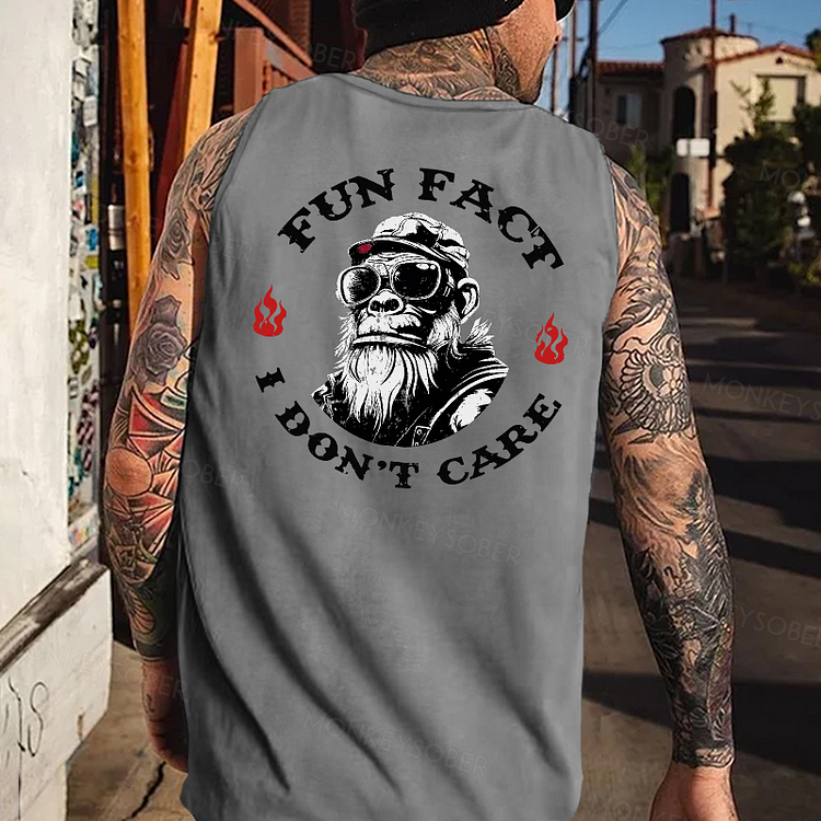 Fun Fact I Don't Care Tank Top