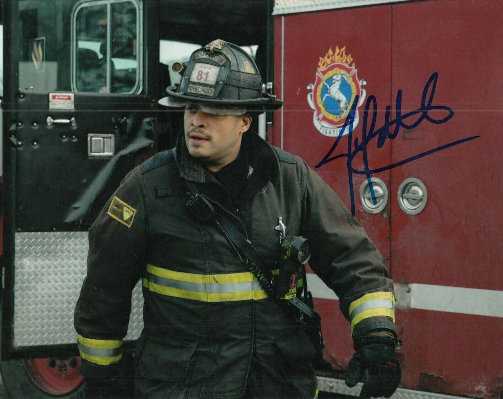 JOE MINOSO signed (CHICAGO FIRE) TV SHOW auto 8X10 Photo Poster painting *Joe Cruz* W/COA #1