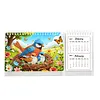 Bird Diamond Art Monthly Flip Tabletop Calendar January 2027 - December 2028 Small Desktop Calendar Planner 24 Months for Living Room Bedroom Office Desk Gift Giving