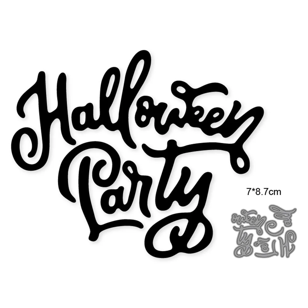 Customized Dies Halloween Bat Pumpkin Ghost Metal Cutting Dies Scrapbooking Dies For DIY Craft Paper Card Making Stencils Dies