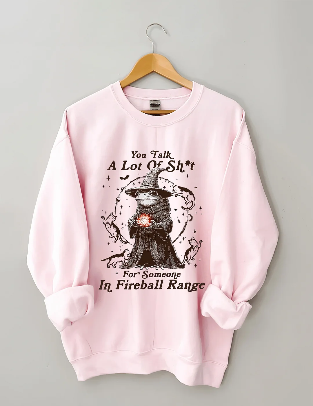 You Talk A Lot Of Sh*t For Someone In Fireball Range Sweatshirt
