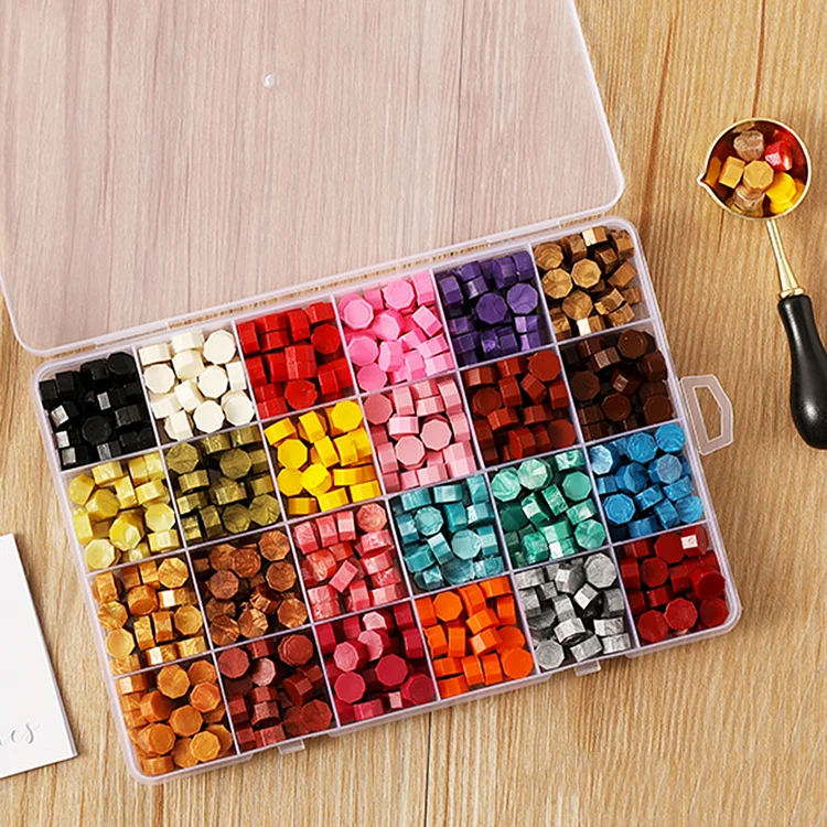 Sealing Wax Pills Grain Vintage Wax Seal Stamp Tablet Beads for