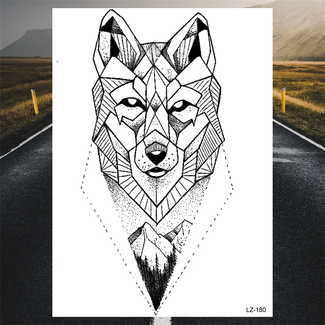 Black Spartan Warrior Temporary Tattoos For Men Adults Realistic Lion Tiger Maori Knight Fake Tattoo Sticker Chest Tatoos 3D