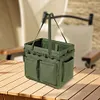 Camping Storage Bag Large Capacity Foldable Bag for Hiking Picnic Travel (Green)