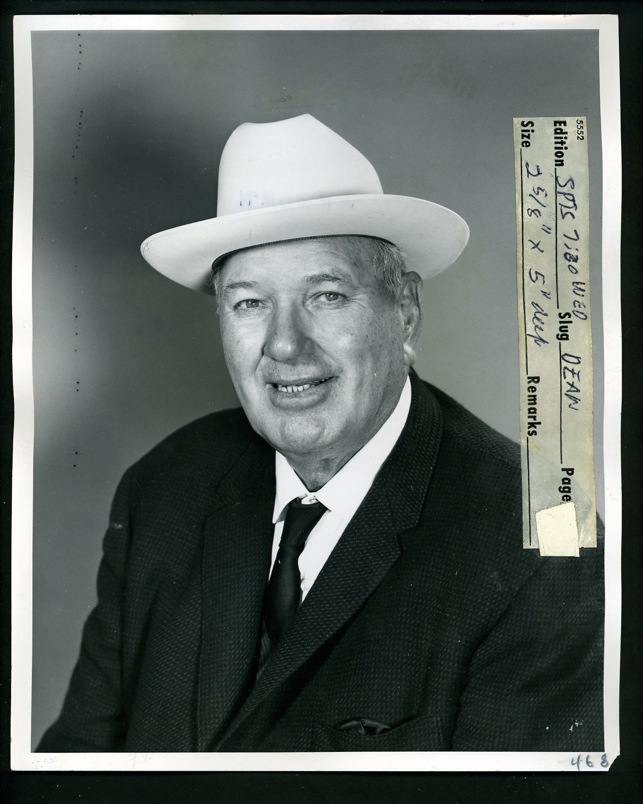 Dizzy Dean 1968 Publicity Press Photo Poster painting St. Louis Cardinals