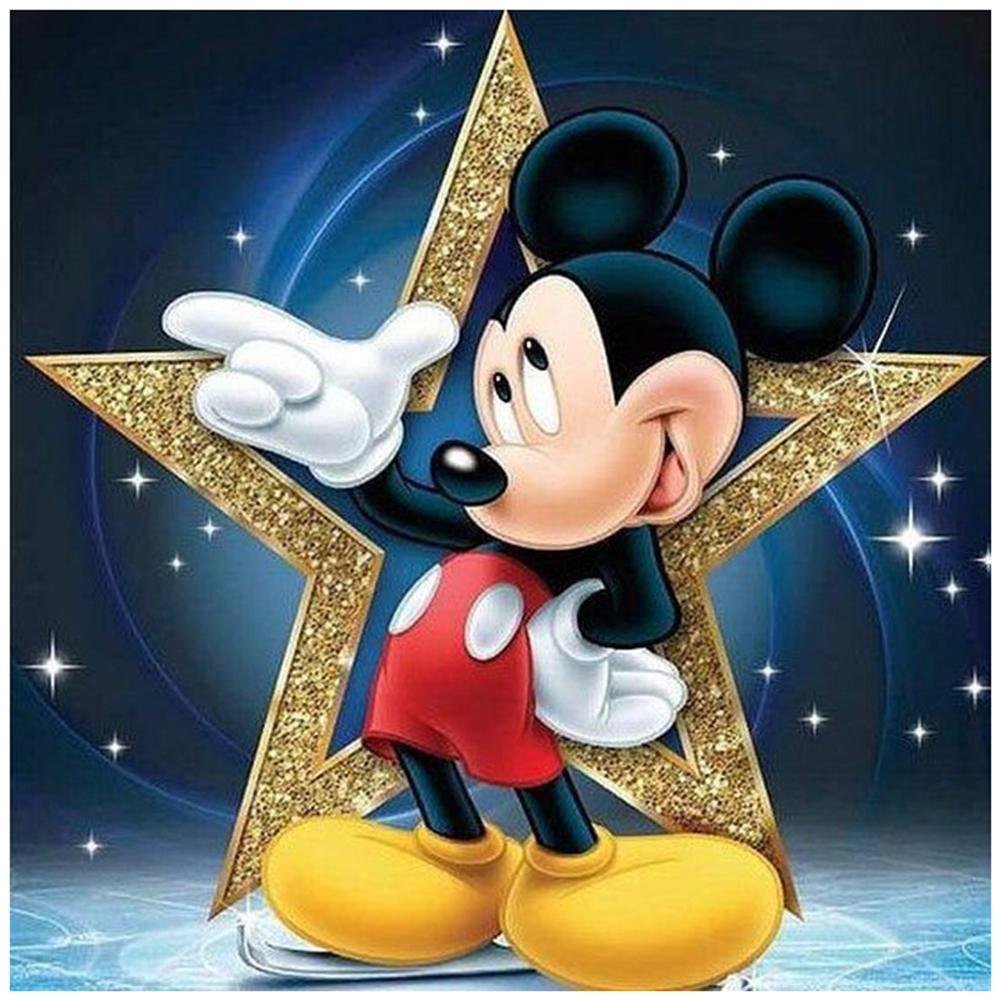 Full Round Diamond Painting Mickey Mouse (30*30cm)