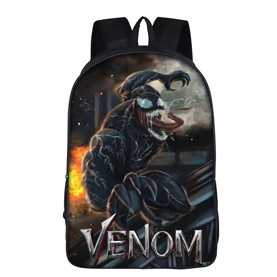 Buzzdaisy Venom Spiderman #16 Backpack School Sports Bag