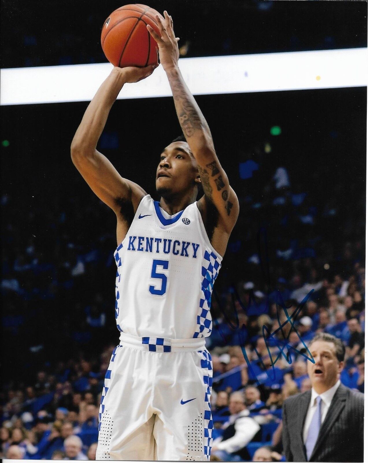 MALIK MONK signed autographed CHAELOTTE HORNETS 8x10 Photo Poster painting KENTUCKY w/COA