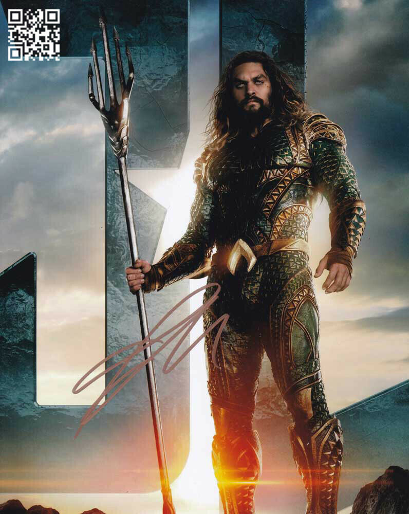 Jason Momoa (Aqua Man / Game Of Thrones) Sexy 8 x 10 Autographed Photo Poster painting (PP)