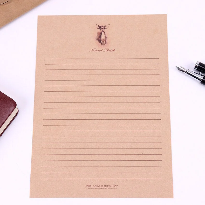 10 Sheets/Set New Letter Pad European Vintage Style Writing Paper Letter Good Quality Culture Office Stationery