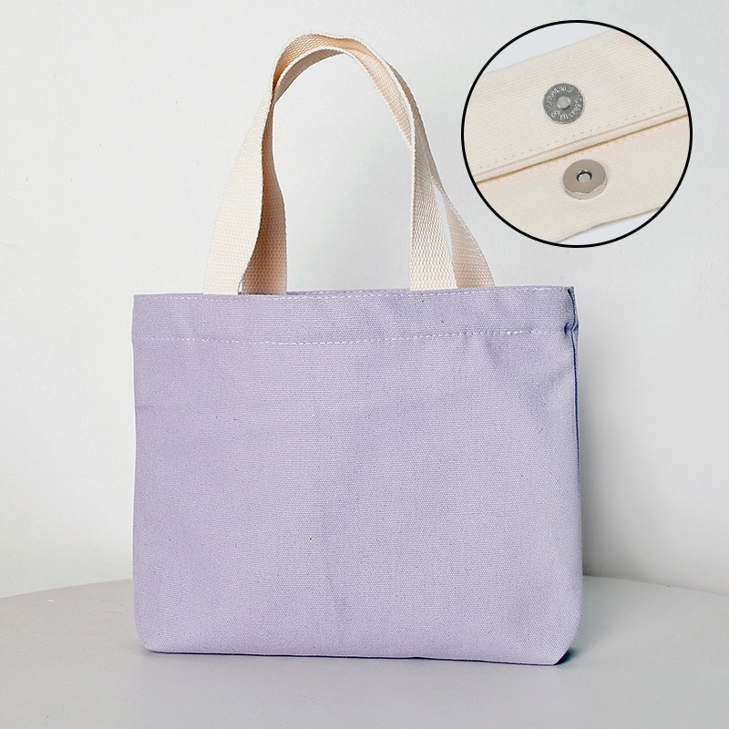 Women’s Vacation Solid Color Canvas Shopping Bags