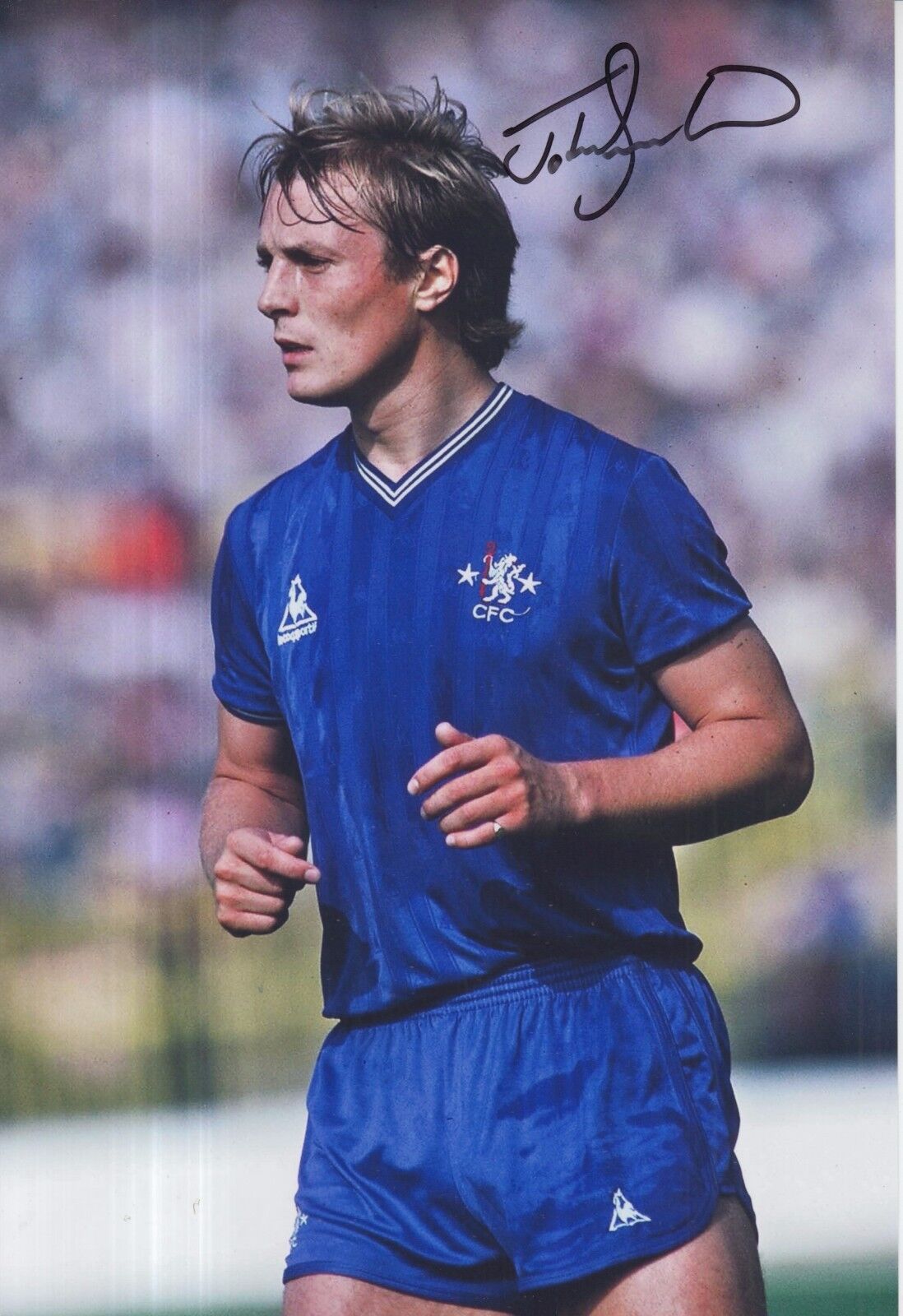 John Bumstead Hand Signed Chelsea 12x8 Photo Poster painting 2.