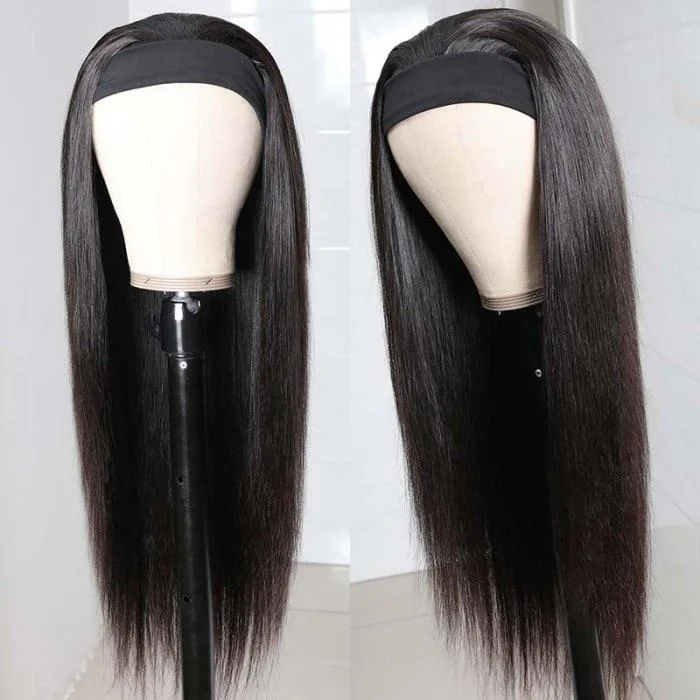 Secure & Easy to Handle Straight Headband Wig