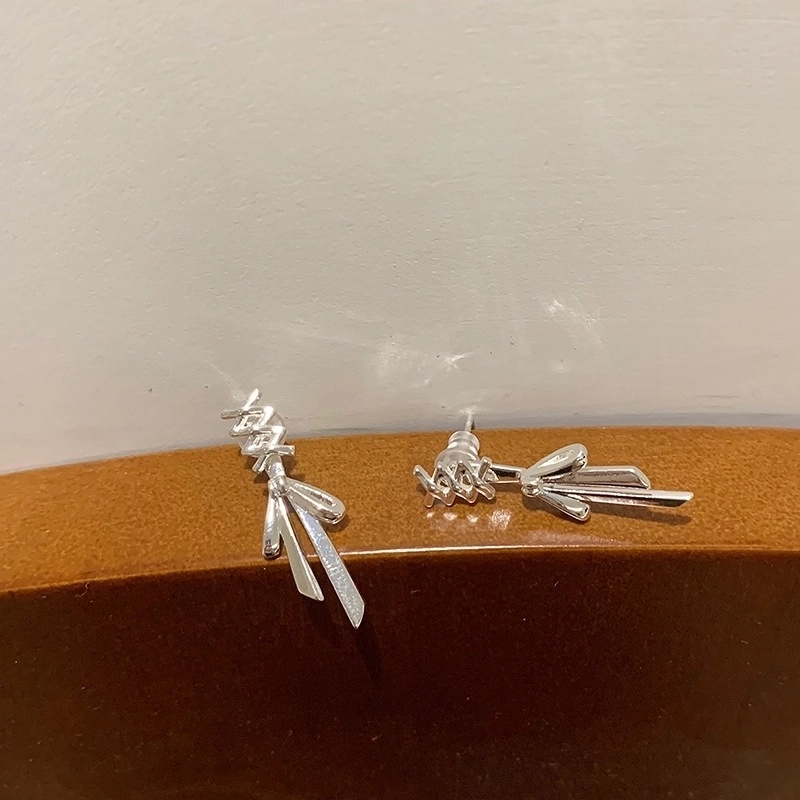 1 Pair Casual Minimalist Streetwear Bow Knot Plating Copper Drop Earrings