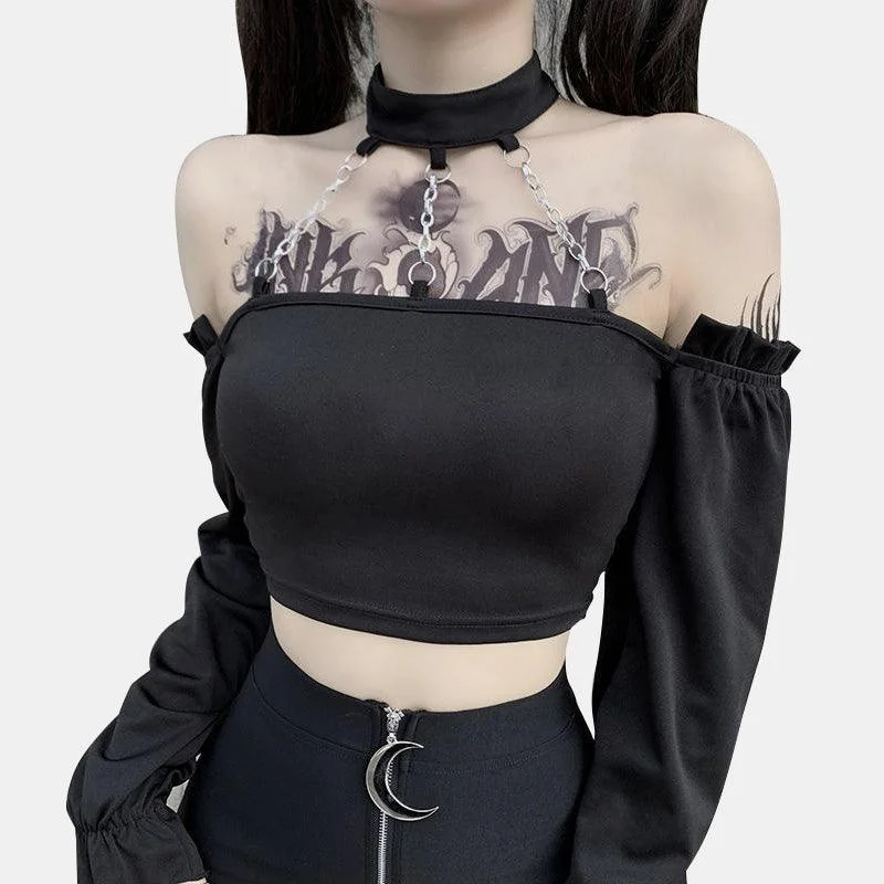 Chained Long Sleeve Top