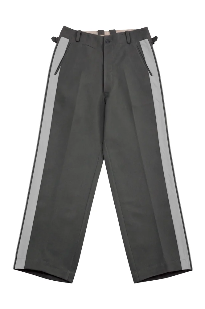   Elite German General Stone Grey Gabardine Straight Trousers German-Uniform