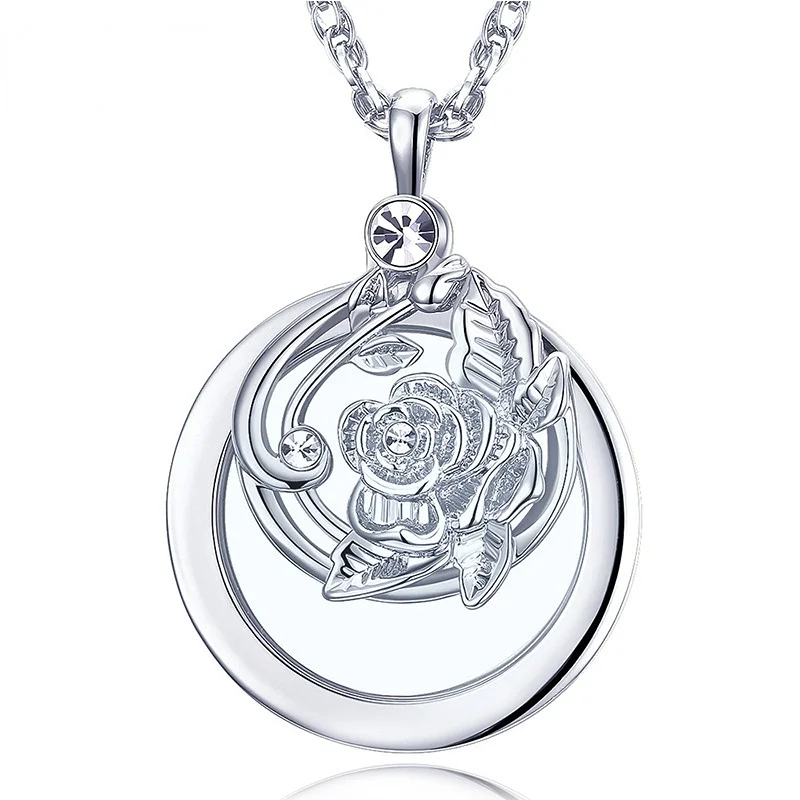Letclo™ Rose Magnify Glass Necklace letclo Letclo