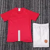 Joyfball 2007-2008 Kids Size Retro Manchester United Home League version Football Shirt 1:1 Thai Quality