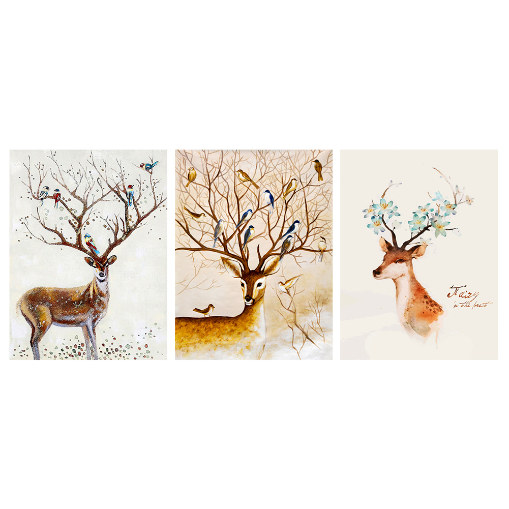 

3 Panel Flower - 11CT Stamped Cross Stitch - 135*50CM (Big Size), 501 Original