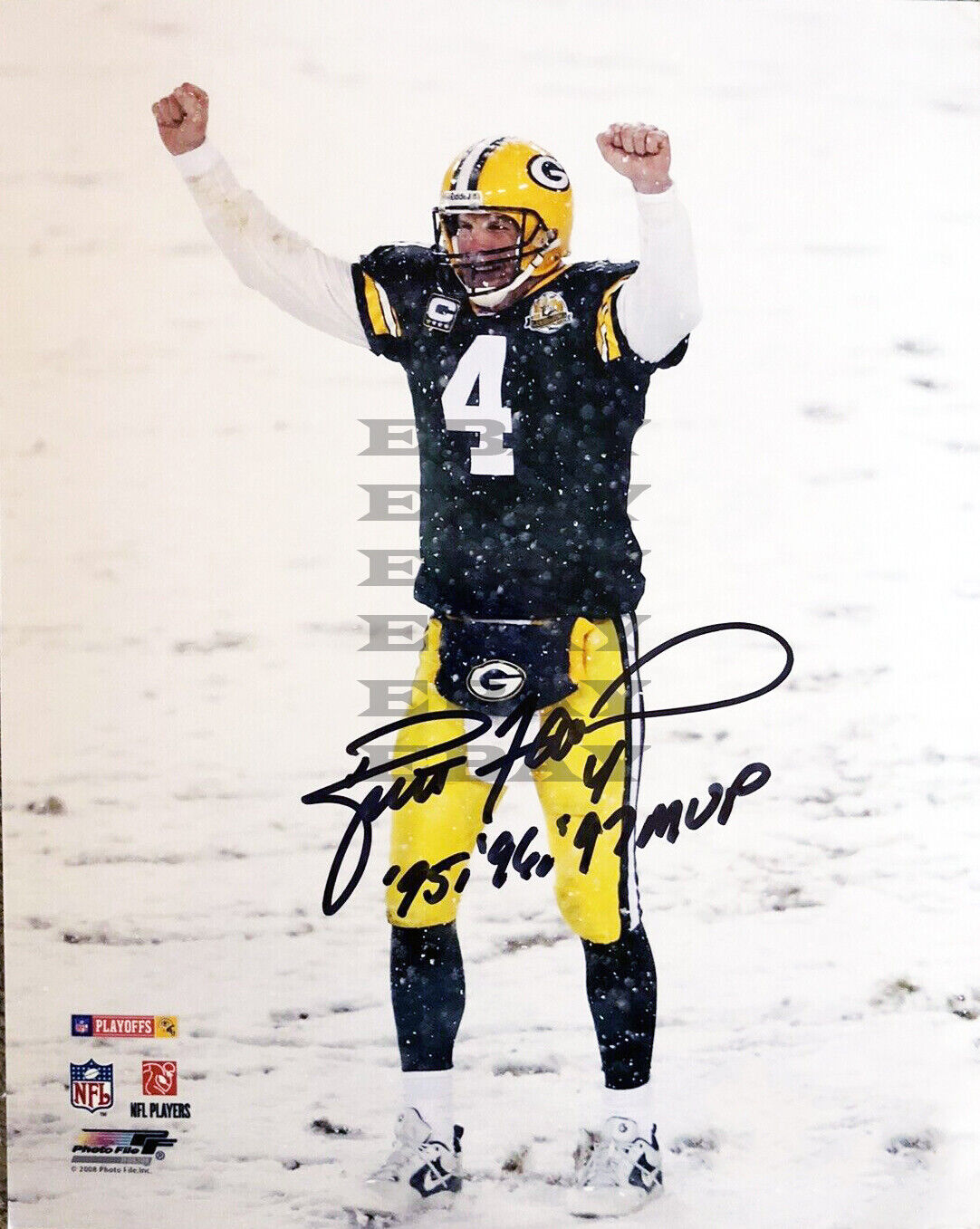 Brett Favre Green Bay Packers Signed Autographed 8x10 Photo Poster painting Reprint