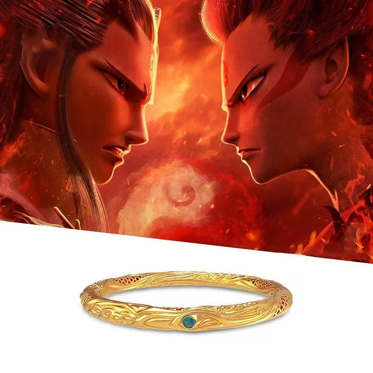 Nezha same style Qiankun circle bracelet bracelet 24k gold plated bracelet VOCOSI VOCOSI