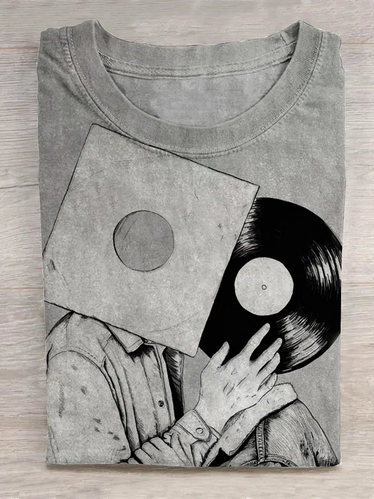 Teecade Teecade Two Record Guys T-shirt