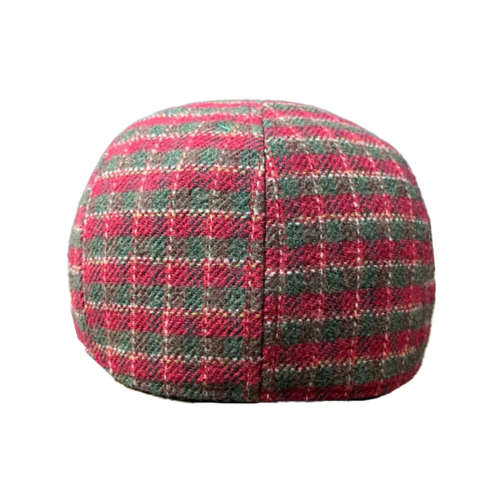 Hatsfashion-The Wonderland   Cap - Red & Green Plaid