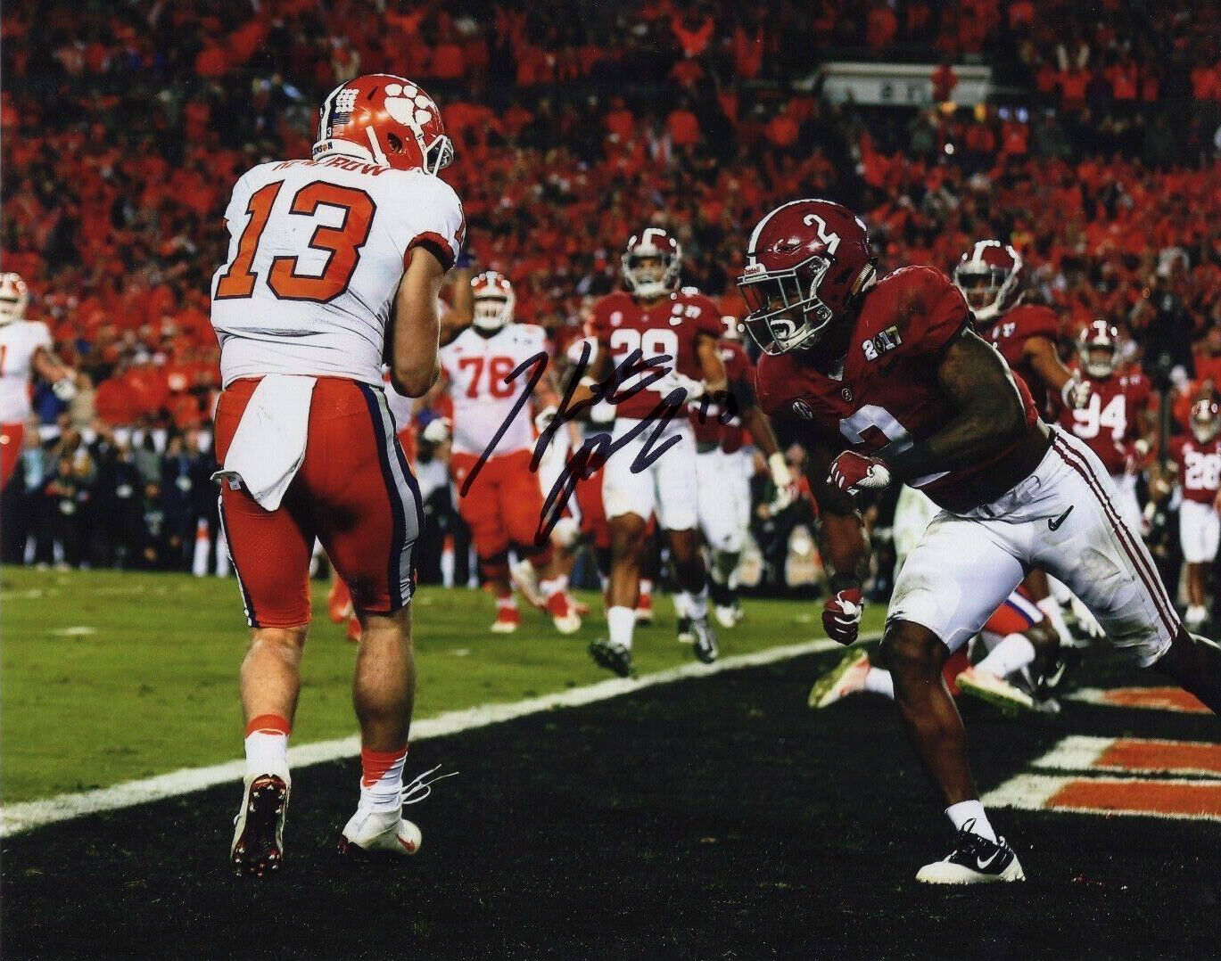 HUNTER RENFROW CLEMSON TIGERS Signed 8x10 Autographed Photo Poster painting Reprint