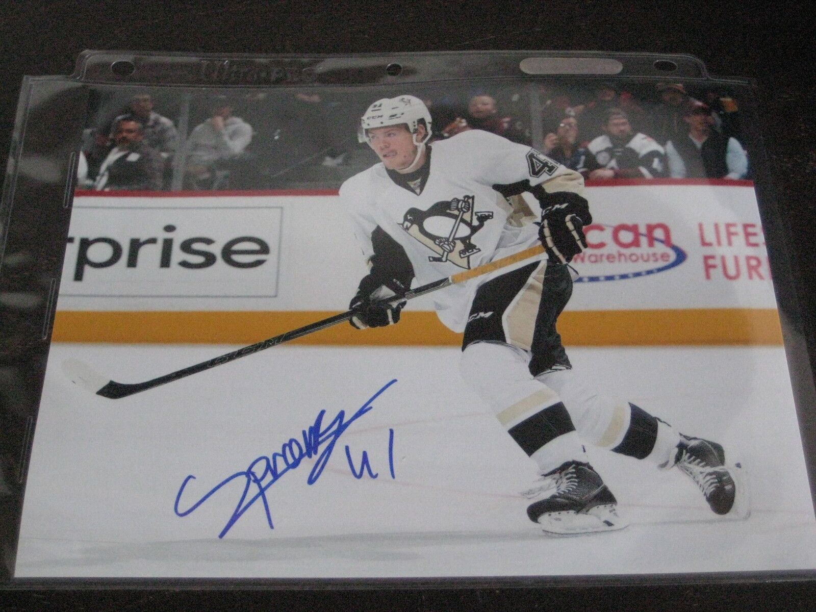 DANIEL SPRONG autographed PITTSBURGH PENGUINS 8x10 Photo Poster painting #6