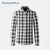 Men's Plaid Pattern No-Iron Casual Versatile Long Sleeve Shirt