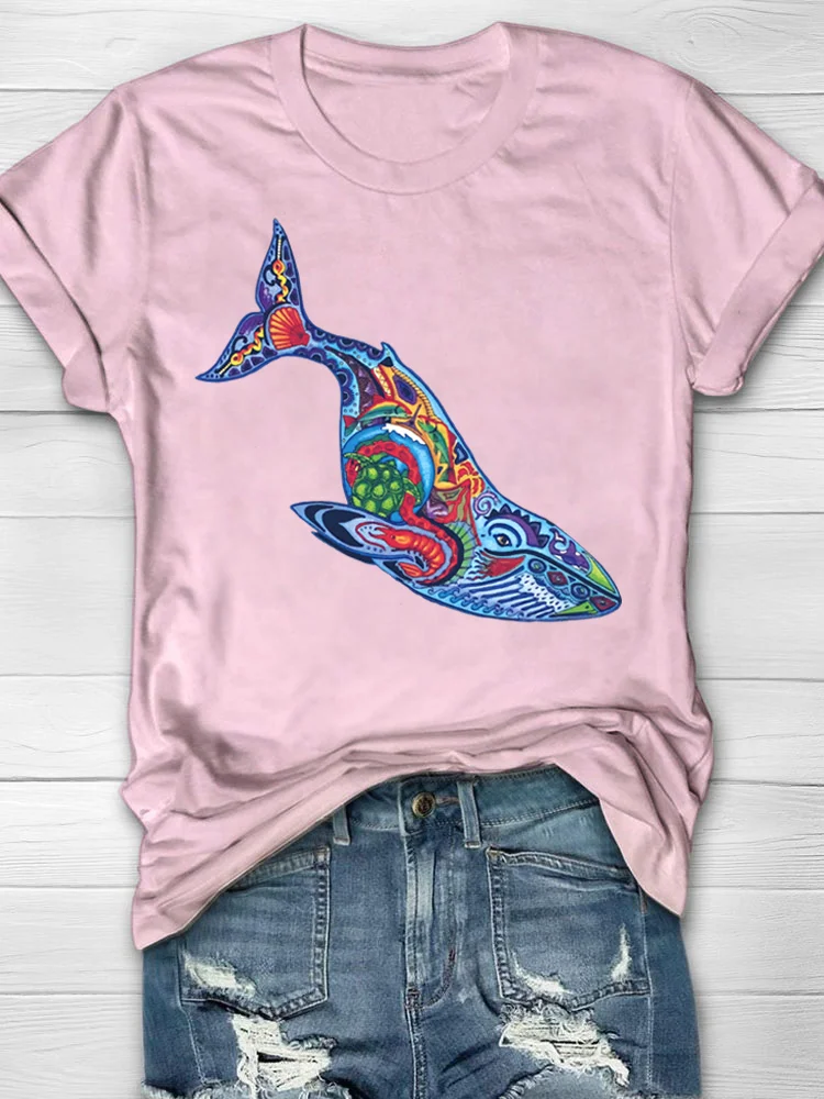 Earth Art Whale T-shirt