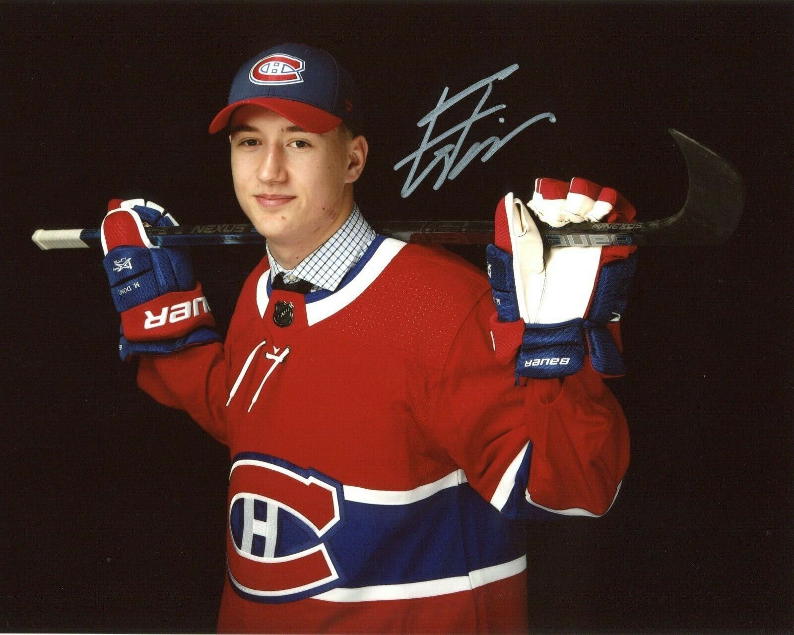 Gianni Fairbrother Montreal Canadians Silvertips Autographed 8x10 Photo Poster painting CFS