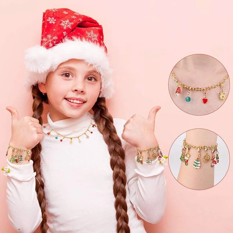Charms DIY Bracelet Advent Christmas Countdown Calendar
