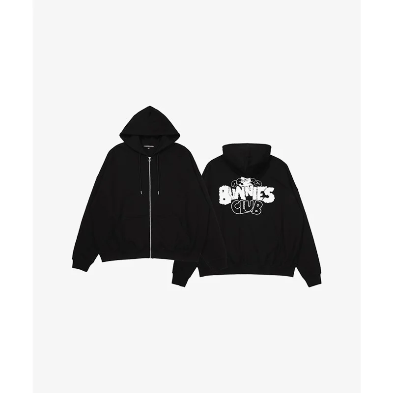 NewJeans BUNNIES CAMP SET-UP ZIP-UP HOODIE