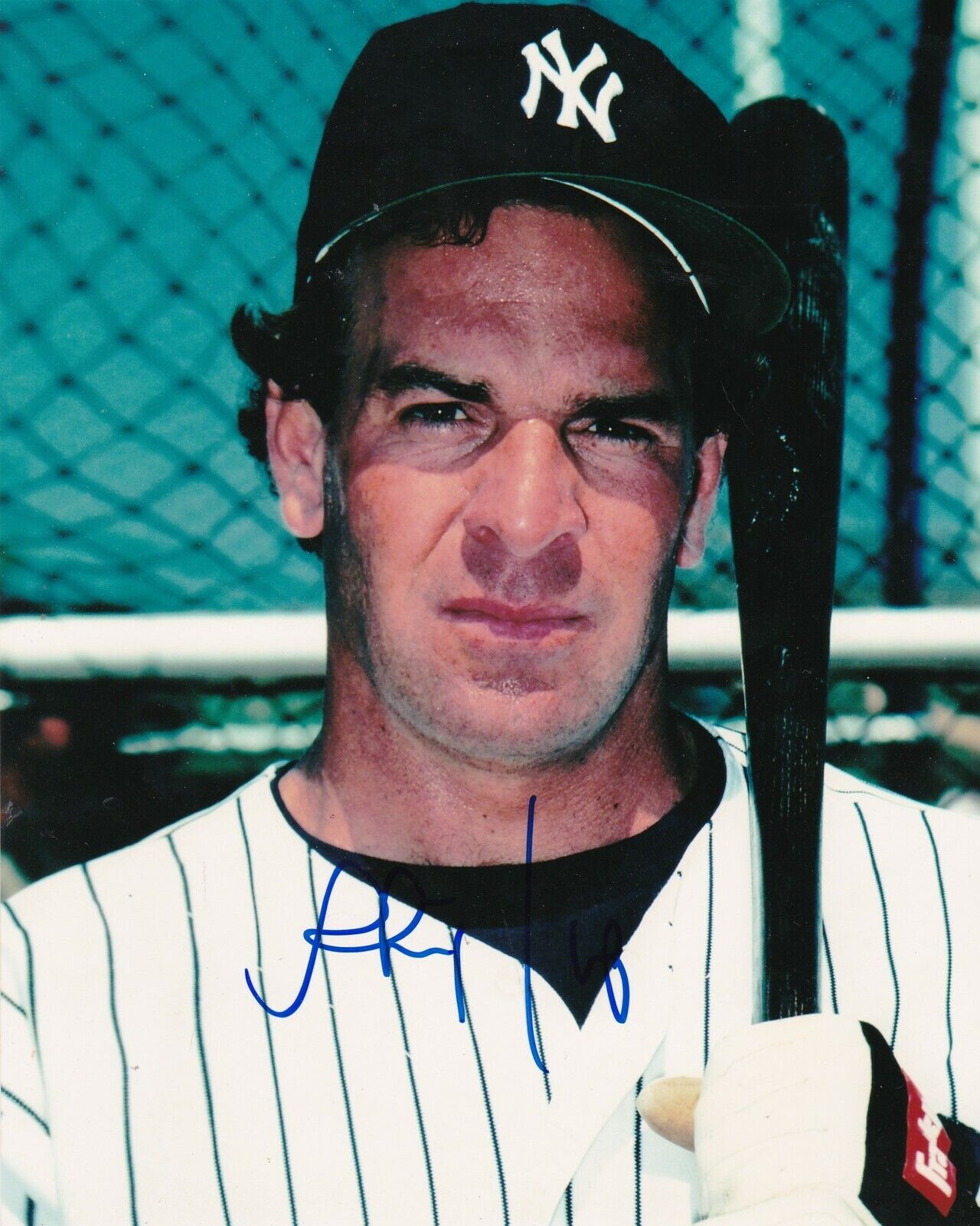 STEVE KEMP NEW YORK YANKEES ACTION SIGNED 8x10