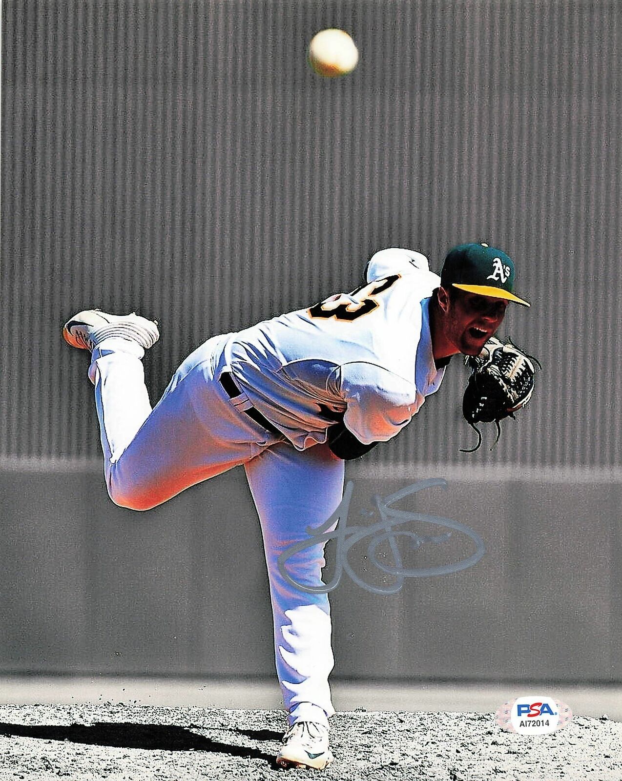 LOGAN SHORE signed 8x10 Photo Poster painting PSA/DNA Oakland Athletics Autographed