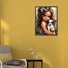 Sweet Cool Girl-Full Round Diamond Painting 30*40CM