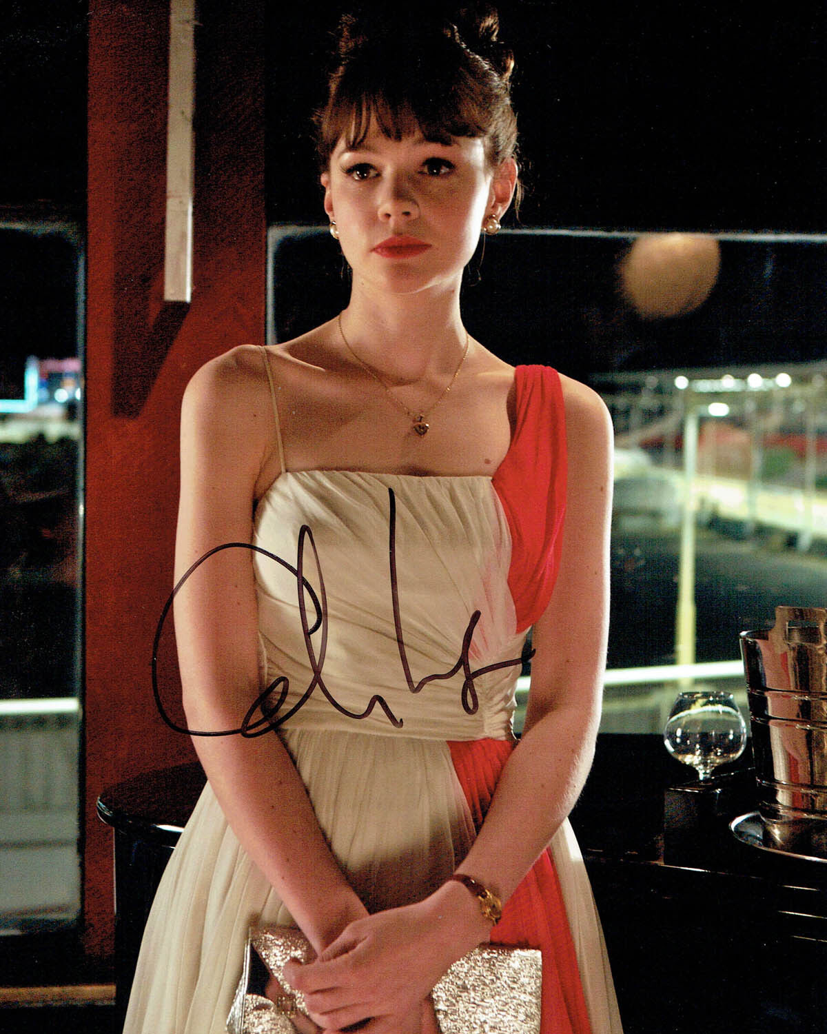 Carey MULLIGAN SIGNED Autograph 10x8 Photo Poster painting AFTAL COA The Great Gatsby Actress