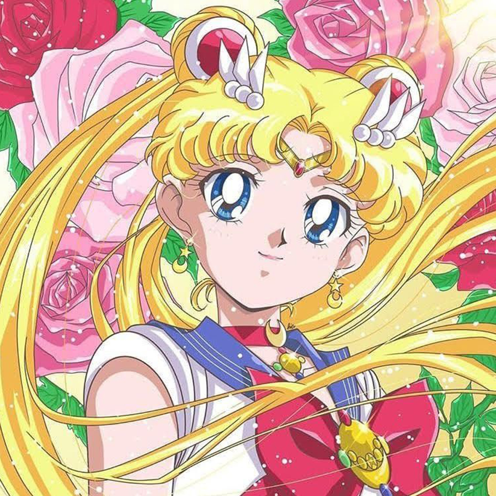 Sailor Moon·Tsukino Usagi 30*30cm(canvas) full round drill diamond painting