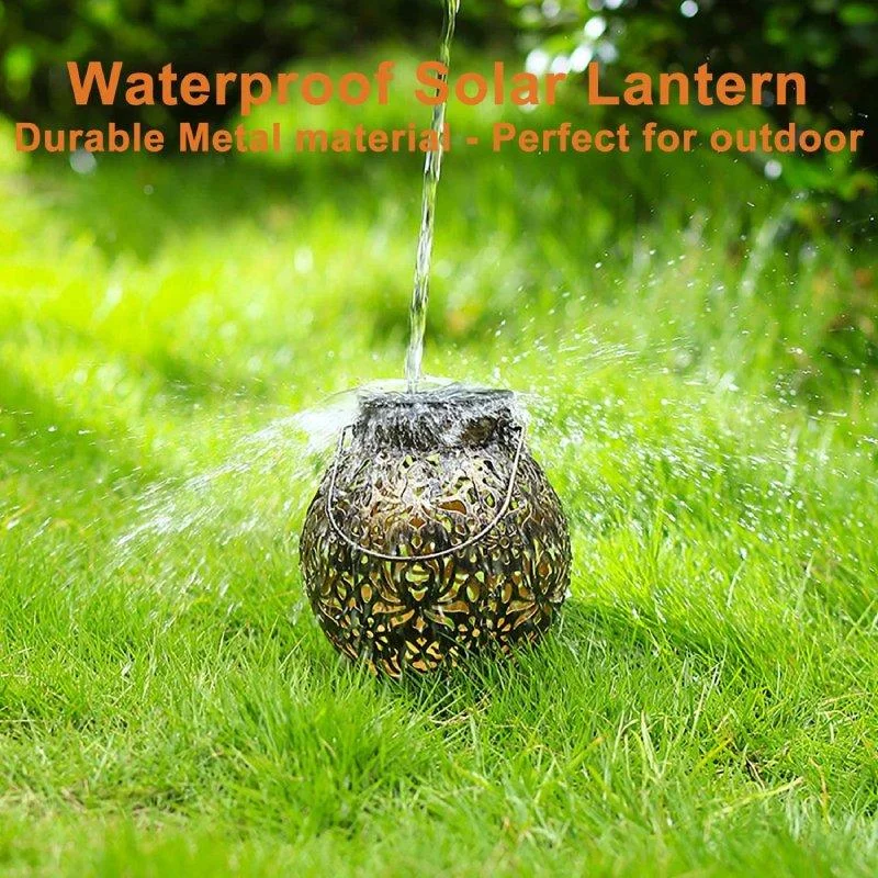Hollowed-Out Solar Hanging Lantern