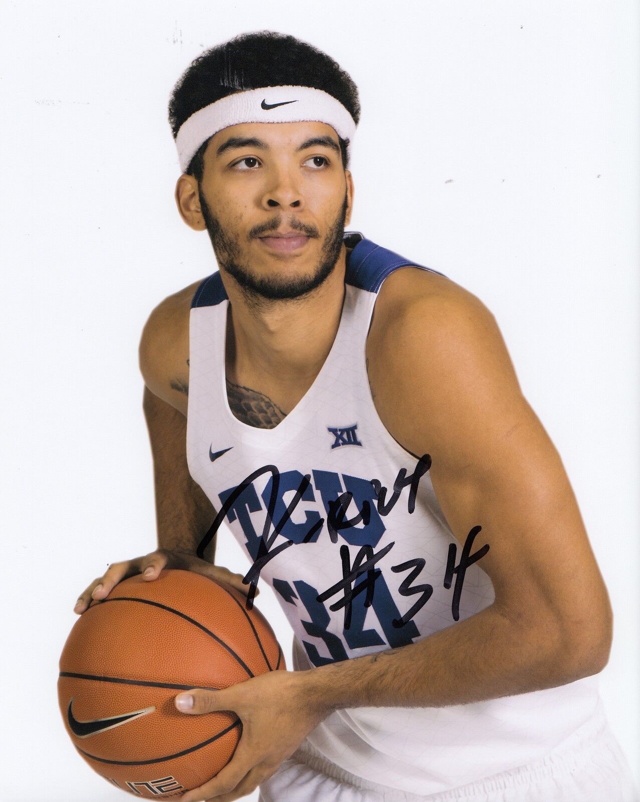 KENRICH WILLIAMS signed (TCU HORNED FROGS) Basketball NBA 8X10 Photo Poster painting W/COA #1