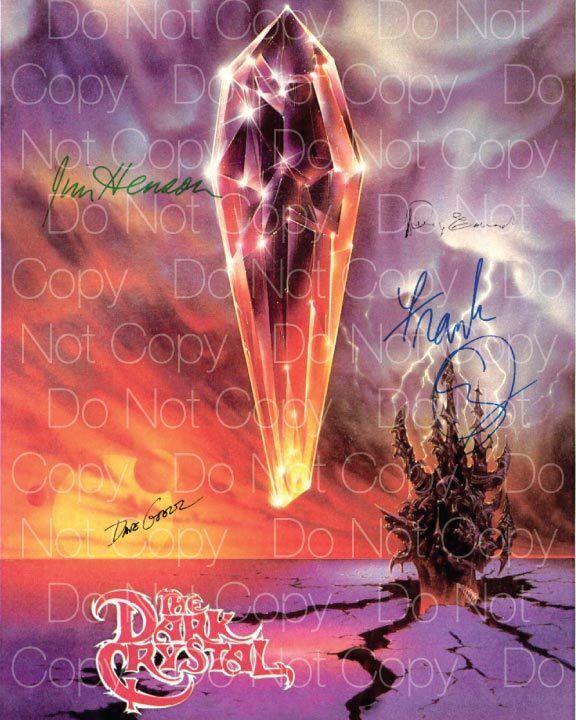 The Dark Crystal signed Jim Hensen Oz 8X10 Photo Poster painting picture poster autograph RP 2